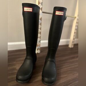 💕 $175 THE IT BOOTS: Hunter Original Women's Tall Rain Boots - Black